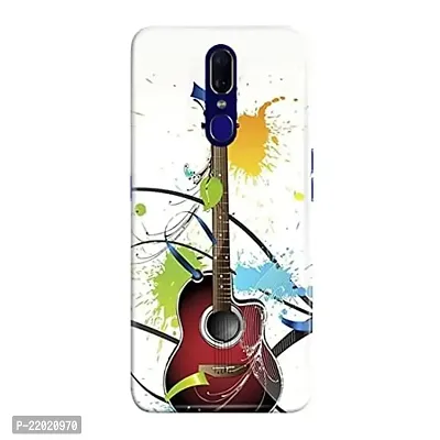 Dugvio? Printed Designer Hard Back Case Cover for Oppo F11 (Guitar Music)