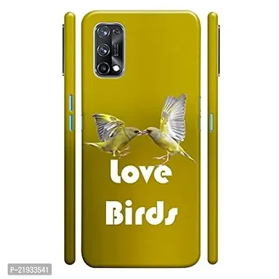 Dugvio? Polycarbonate Printed Hard Back Case Cover for Realme X7 / Realme X7 5G (Love Birds)