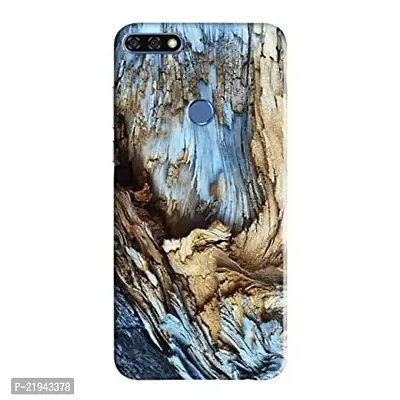 Dugvio? Polycarbonate Printed Hard Back Case Cover for Huawei Honor 7C (Marble Effect)-thumb0