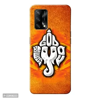 Dugvio? Printed Designer Back Cover Case for Oppo A74 (5G) - Lord Ganesha, Ganpati Bappa