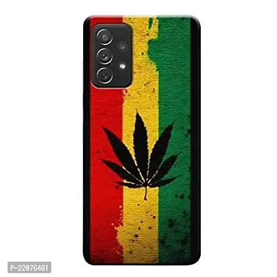 Dugvio? Printed Designer Matt Finish Hard Back Cover Case for Samsung Galaxy A52 (5G) / Samsung Galaxy A52S (5G) - Weed Colorful