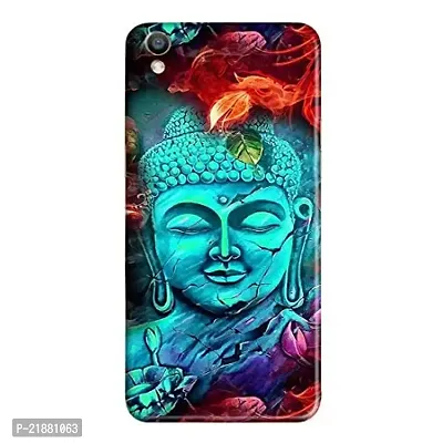 Dugvio Polycarbonate Printed Colorful Lord Buddha, Buddha Art, Mahatma Budh Designer Hard Back Case Cover for Oppo F1 Plus (Multicolor)