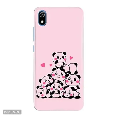 Dugvio Printed Colorful Pink Cartoon Bear Designer Back Case Cover for Xiaomi Redmi 7A / Redmi 7A (Multicolor)