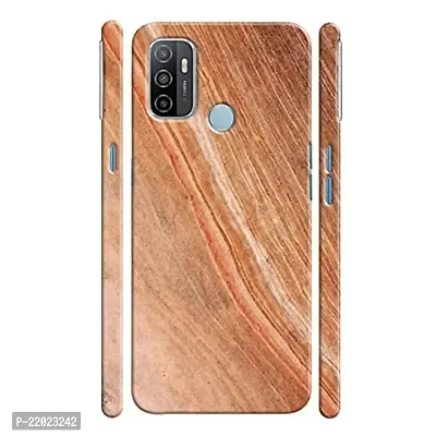 Dugvio? Printed Designer Hard Back Case Cover for Oppo A53 / Oppo A33 (Orange Marble)