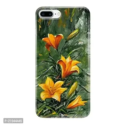 Dugvio? Polycarbonate Printed Hard Back Case Cover for iPhone 8 Plus (Water Flower)