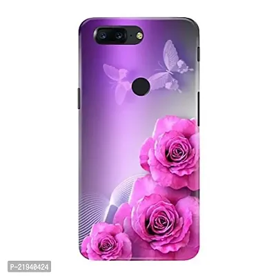 Dugvio? Polycarbonate Printed Hard Back Case Cover for OnePlus 5T (Butterfly Art)-thumb0