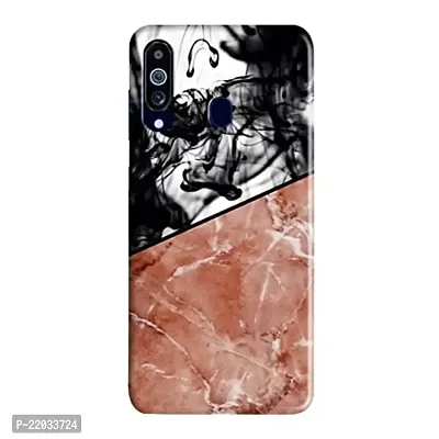 Dugvio? Printed Designer Matt Finish Hard Back Case Cover for Samsung Galaxy A60 / Samsung A60 / SM-A606F/DS (Smoke Effect with Marble)