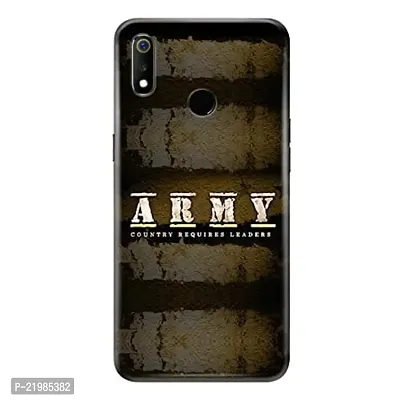 Dugvio? Printed Designer Back Cover Case for Realme 3 - Army Quotes-thumb0