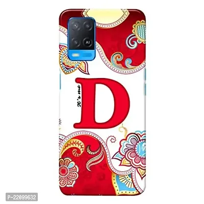 Dugvio? Printed Hard Back Cover Case for Oppo A54 / Oppo A54 (4G) - Its Me D Alphabet