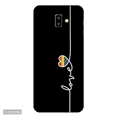 Dugvio? Printed Designer Back Case Cover for Samsung Galaxy J6 / Samsung On6 / J600G/DS (Love Heart)-thumb0