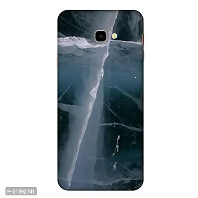 Dugvio? Printed Designer Hard Back Case Cover for Samsung Galaxy J4 Plus/Samsung J4+ / SM-J415F/DS (Black Marble Effect)