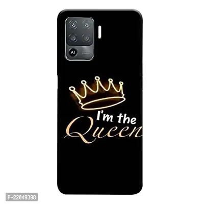 Dugvio? Printed Designer Back Cover Case for Oppo F19 Pro/Oppo F19 Pro (4G) - I am The Queen-thumb0