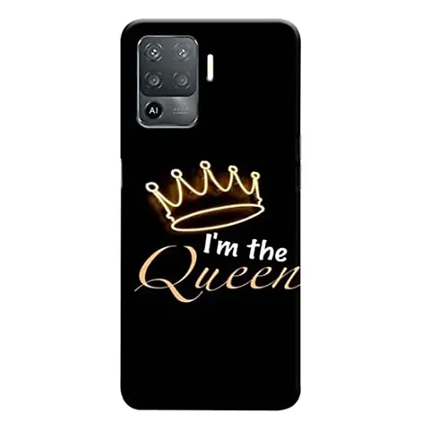 Dugvio? Printed Designer Back Cover Case for Oppo F19 Pro/Oppo F19 Pro (4G) - I am The Queen