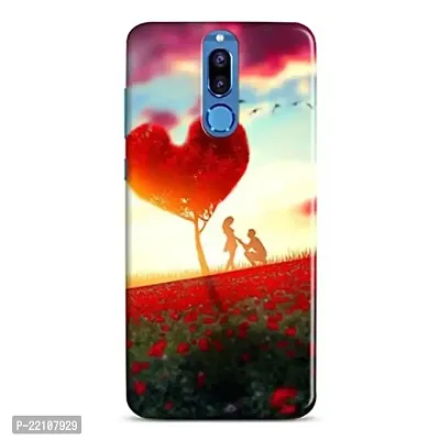 Dugvio Couple Purpose Designer Hard Back Case Cover for Huawei Honor 9i / Honor 9i (Multicolor)