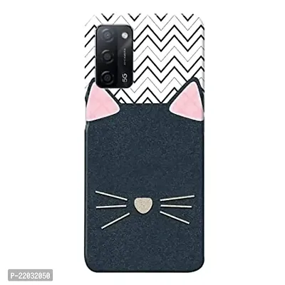 Dugvio? Printed Sweet Cat Designer Hard Back Case Cover for Oppo A53S (5G) / Oppo A16 (5G) / Oppo A55 (5G) (Multicolor)