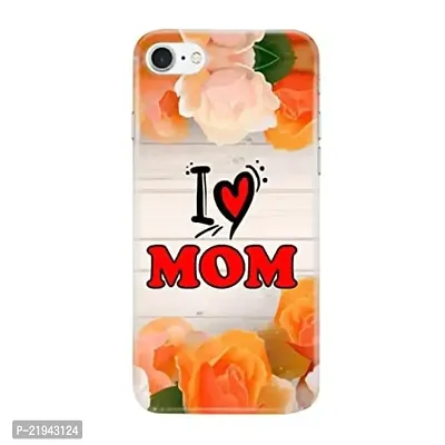 Dugvio? Polycarbonate Printed Hard Back Case Cover for iPhone 7 (I Love mom Best mom)
