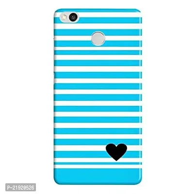 Dugvio? Polycarbonate Printed Hard Back Case Cover for Xiaomi Redmi 3S Prime (Light Blue Pattern)