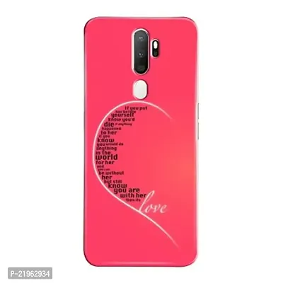 Dugvio? Poly Carbonate Back Cover Case for Oppo A5 2020 / Oppo A9 2020 - Love Quotes-thumb0