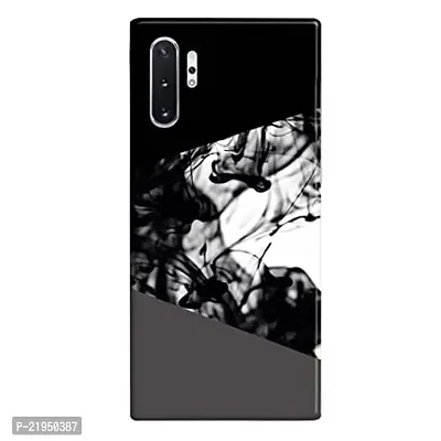 Dugvio? Polycarbonate Printed Hard Back Case Cover for Samsung Galaxy Note 10 Plus/Samsung Note 10 Pro (Smoke Effect with Black)