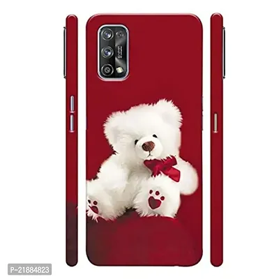 Dugvio Printed Colorful White Toy, Girly Design, for Girls Designer Hard Back Case Cover for Realme 7 Pro (Multicolor)-thumb0