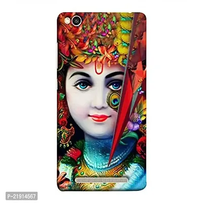 Dugvio? Polycarbonate Printed Hard Back Case Cover for Xiaomi Redmi 3S (Lord Krishna radhe Krishna)