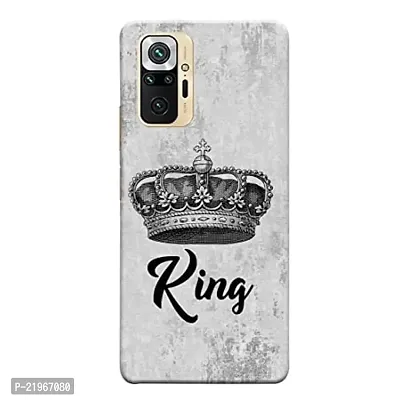 Dugvio Printed Designer Back Cover Case for Xiaomi Redmi Note 10 Pro Max - King Crown