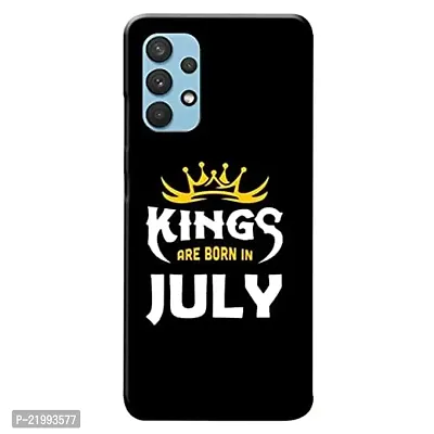 Dugvio? Printed Designer Hard Back Case Cover for Samsung Galaxy A32 / Samsung A32 (Kings are Born in July)-thumb0