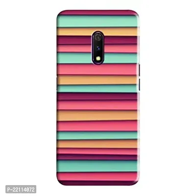 Dugvio? Printed Hard Back Case Cover Compatible for Realme X/Oppo K3 - Multi Color Line (Multicolor)-thumb0