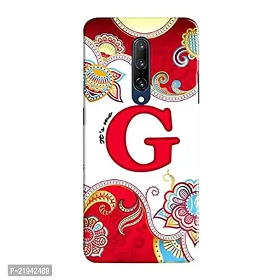 Dugvio? Polycarbonate Printed Hard Back Case Cover for OnePlus 7 Pro (Its Me G Alphabet)