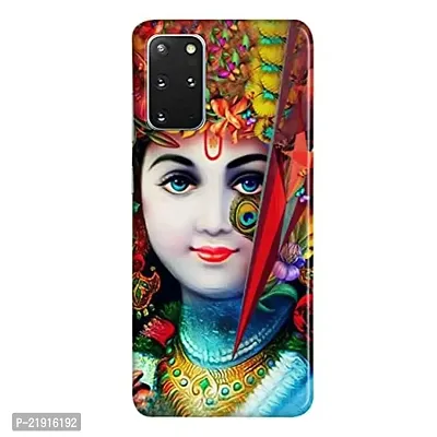 Dugvio? Polycarbonate Printed Hard Back Case Cover for Samsung Galaxy S20 Plus/Samsung S20 Plus (Lord Krishna radhe Krishna)