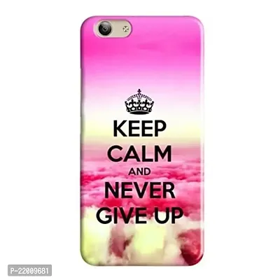 Dugvio? Printed Designer Hard Back Case Cover for Vivo Y53 (Keep Calm and Never give up)