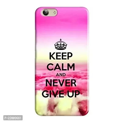 Dugvio? Printed Designer Hard Back Case Cover for Vivo Y53 (Keep Calm and Never give up)-thumb0