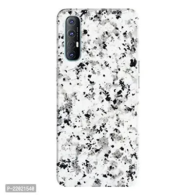 Dugvio? Printed Designer Hard Back Case Cover for Oppo Reno 3 Pro (Dotted Marble Design)-thumb0