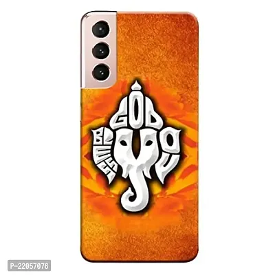 Dugvio? Printed Designer Matt Finish Hard Back Cover Case for Samsung Galaxy S21 (5G) - Lord Ganesha, Ganpati Bappa