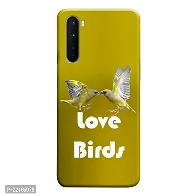 Dugvio? Printed Hard Back Cover Case for OnePlus Nord - Love Birds