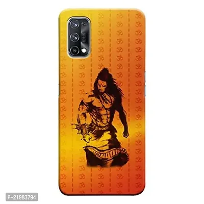 Dugvio? Printed Designer Matt Finish Hard Back Cover Case for Realme X7 - Lord Shiva, Bholenath