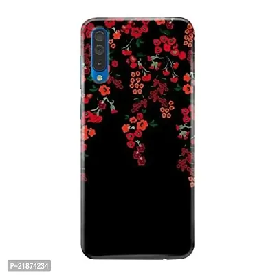 Dugvio Printed Colorful Flower Floral and Leafs Designer Back Case Cover for Samsung Galaxy A50 / Samsung A50 / SM-A505F/DS (Multicolor)