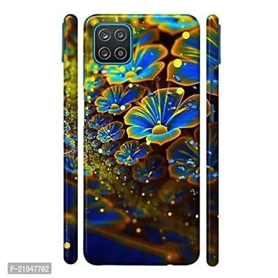 Dugvio? Polycarbonate Printed Hard Back Case Cover for Samsung Galaxy M12 / Samsung M12 (Floral Art, Purple Floral)-thumb0