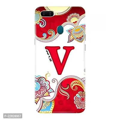 Dugvio? Printed Designer Hard Back Case Cover for Oppo F9 (Its Me V Alphabet)