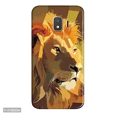 Dugvio? Printed Designer Hard Back Case Cover for Samsung Galaxy J2 Pro (2018) / Samsung J2 (2018) / J250F/DS (Lion face Art)-thumb0