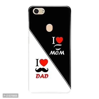 Dugvio? Polycarbonate Printed Colorful Mom  Dad, Mom and Dad, Daddy  Mom Designer Hard Back Case Cover for Oppo F5 (Multicolor)