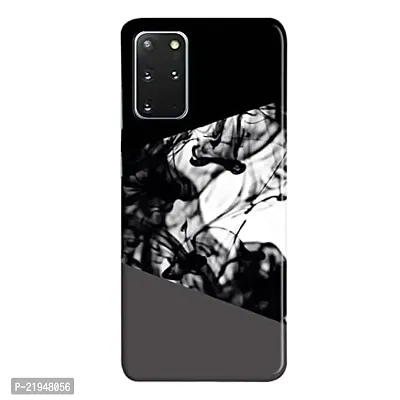 Dugvio? Polycarbonate Printed Hard Back Case Cover for Samsung Galaxy S20 Plus/Samsung S20 Plus (Smoke Effect with Black)-thumb0