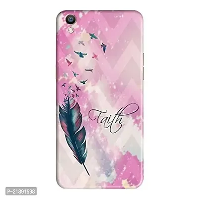 Dugvio Polycarbonate Printed Colorful Pink Faith Designer Hard Back Case Cover for Oppo F1 Plus (Multicolor)