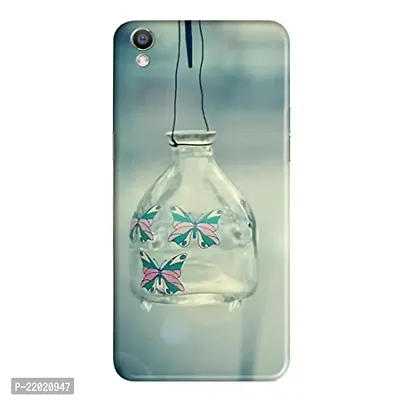 Dugvio? Printed Designer Hard Back Case Cover for Oppo F1 Plus (Butterfly in Bottle)