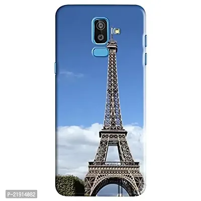Dugvio? Polycarbonate Printed Hard Back Case Cover for Samsung Galaxy J8 / Samsung Galaxy On8 / J810G/DS (Eiffel Tower)