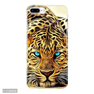 Dugvio Polycarbonate Printed Colorful Tiger Face, Tiger Eyes Designer Hard Back Case Cover for Apple iPhone 8 Plus/iPhone 8 Plus (Multicolor)