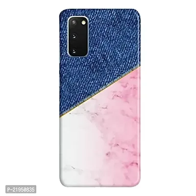Dugvio? Polycarbonate Printed Hard Back Case Cover for Samsung Galaxy S20 / Samsung S20 (Jeans Pattern Effect)