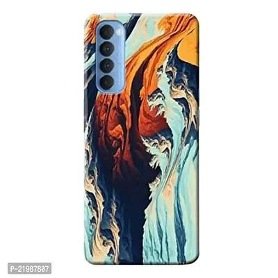 Dugvio? Printed Designer Back Cover Case for Oppo Reno 4 Pro - Painting Effect