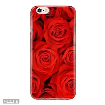 Dugvio? Printed Designer Hard Back Case Cover for iPhone 6 Plus (Red Rose Flowers)