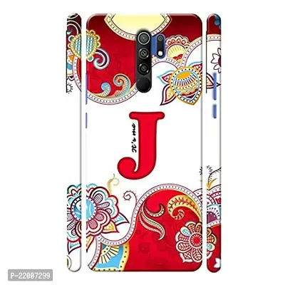 Dugvio? Printed Designer Hard Back Case Cover for Xiaomi Redmi 9 Prime (Its Me J Alphabet)-thumb0